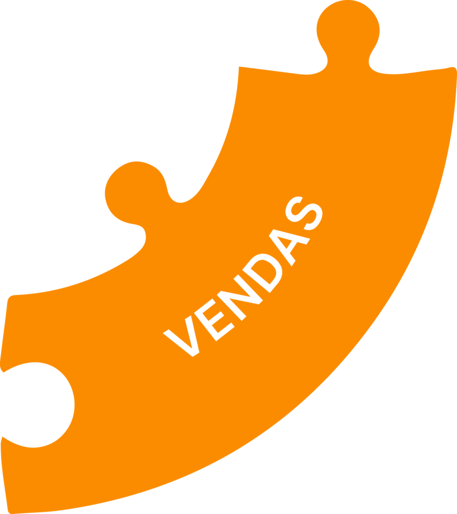 Peça do vendas do quebra-cabeça